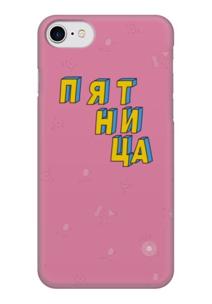 Заказать чехол для iPhone 7/7 Plus в Москве. Чехол для iPhone 7 глянцевый Пятница #ЭтоЛето Роза  от kamal-creations - готовые дизайны и нанесение принтов.