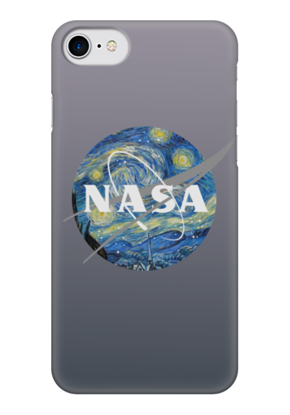 Заказать чехол для iPhone 7/7 Plus в Москве. Чехол для iPhone 7 глянцевый /Nasa от Polilog - готовые дизайны и нанесение принтов.
