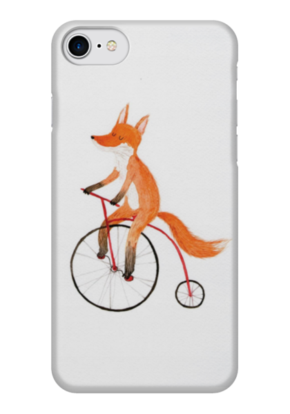 Заказать чехол для iPhone 7/7 Plus в Москве. Чехол для iPhone 7 глянцевый Funny Fox от brahman - готовые дизайны и нанесение принтов.