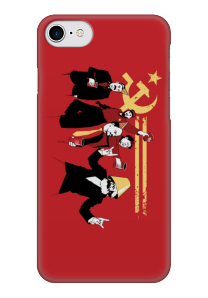 Заказать чехол для iPhone 7/7 Plus в Москве. Чехол для iPhone 7 глянцевый Коммунисты зажигают от vkonoplev - готовые дизайны и нанесение принтов.