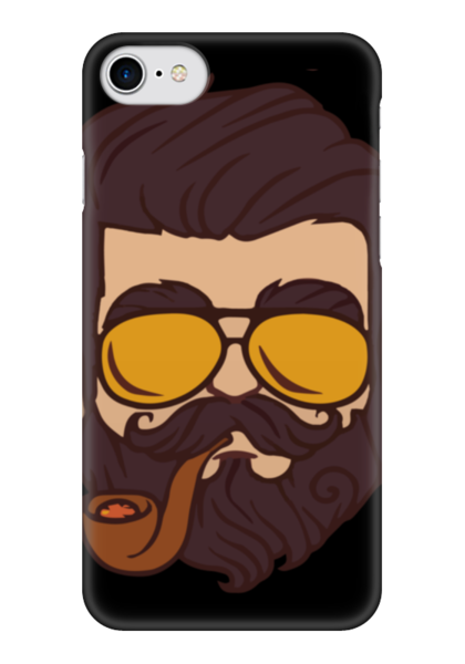 Заказать чехол для iPhone 7/7 Plus в Москве. Чехол для iPhone 7 глянцевый Бородист Borodist от crash - готовые дизайны и нанесение принтов.
