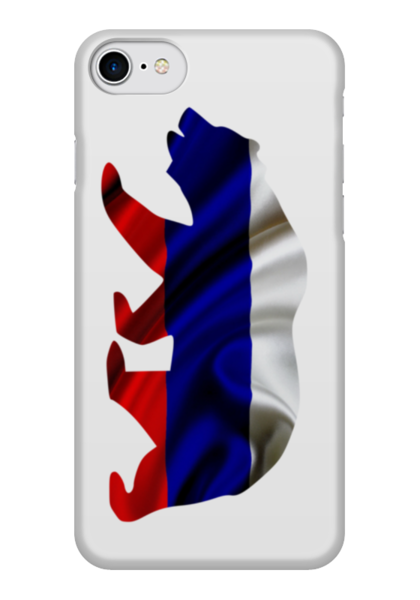 Заказать чехол для iPhone 7/7 Plus в Москве. Чехол для iPhone 7 глянцевый Русский Медведь от FireFoxa - готовые дизайны и нанесение принтов.
