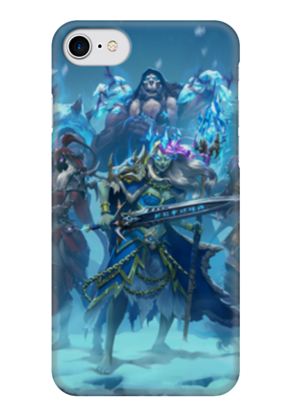 Заказать чехол для iPhone 7/7 Plus в Москве. Чехол для iPhone 7 глянцевый Knights Of The Frozen Throne от Media M  - готовые дизайны и нанесение принтов.