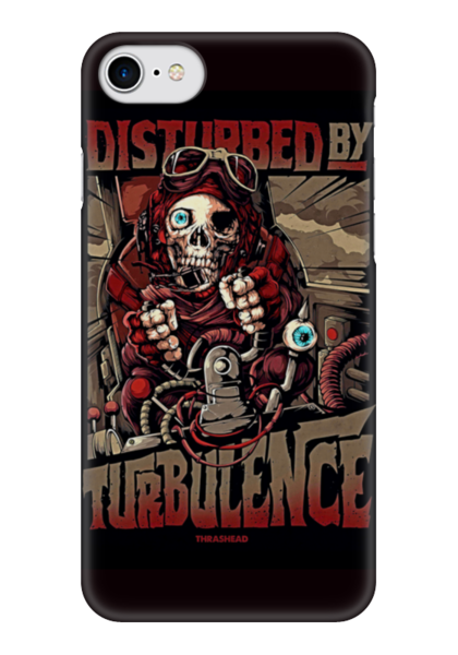 Заказать чехол для iPhone 7/7 Plus в Москве. Чехол для iPhone 7 глянцевый Пилот череп от Leichenwagen - готовые дизайны и нанесение принтов.