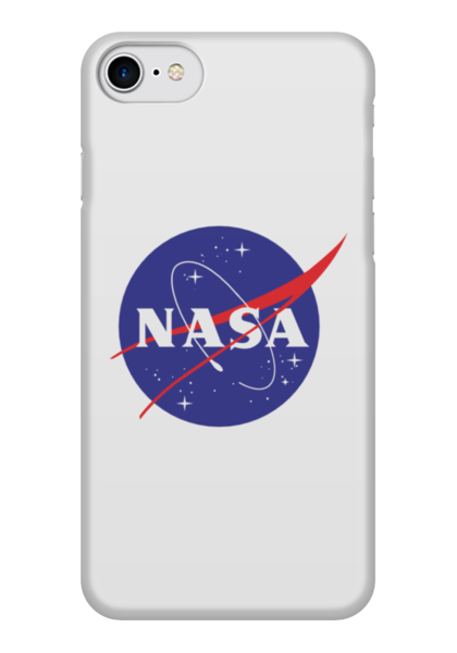 Заказать чехол для iPhone 7/7 Plus в Москве. Чехол для iPhone 7 глянцевый NASA | НАСА от The Spaceway  - готовые дизайны и нанесение принтов.