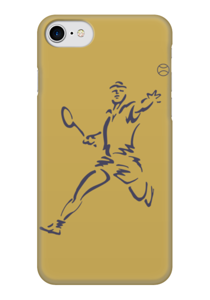 Заказать чехол для iPhone 7/7 Plus в Москве. Чехол для iPhone 7 глянцевый Большой теннис от valezar - готовые дизайны и нанесение принтов.