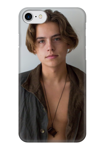 Заказать чехол для iPhone 7/7 Plus в Москве. Чехол для iPhone 7 глянцевый Cole Sprouse от Polilog - готовые дизайны и нанесение принтов.