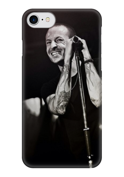 Заказать чехол для iPhone 7/7 Plus в Москве. Чехол для iPhone 7 глянцевый Linkin Park,Chester Bennington от Devil`s Secrets - готовые дизайны и нанесение принтов.