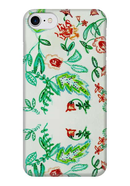 Заказать чехол для iPhone 7/7 Plus в Москве. Чехол для iPhone 7 глянцевый Дикие цветы от mrs-snit@yandex.ru - готовые дизайны и нанесение принтов.