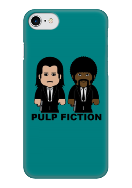 Заказать чехол для iPhone 7/7 Plus в Москве. Чехол для iPhone 7 глянцевый Pulp Fiction от Аня Лукьянова - готовые дизайны и нанесение принтов.