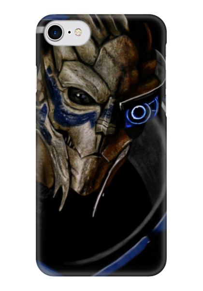 Заказать чехол для iPhone 7/7 Plus в Москве. Чехол для iPhone 7 глянцевый Mass Effect (Garrus Vakarian) от galaxy secret - готовые дизайны и нанесение принтов.