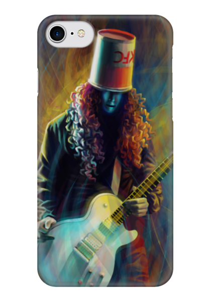 Заказать чехол для iPhone 7/7 Plus в Москве. Чехол для iPhone 7 глянцевый Buckethead - Бакетхед  от Анна Андреева - готовые дизайны и нанесение принтов.