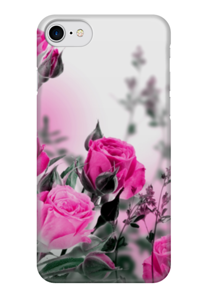 Заказать чехол для iPhone 7/7 Plus в Москве. Чехол для iPhone 7 глянцевый Цветы розы от azizasozaeva - готовые дизайны и нанесение принтов.