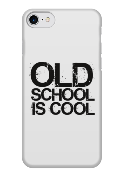 Заказать чехол для iPhone 7/7 Plus в Москве. Чехол для iPhone 7 глянцевый "Старая школа" это круто от Djimas Leonki - готовые дизайны и нанесение принтов.
