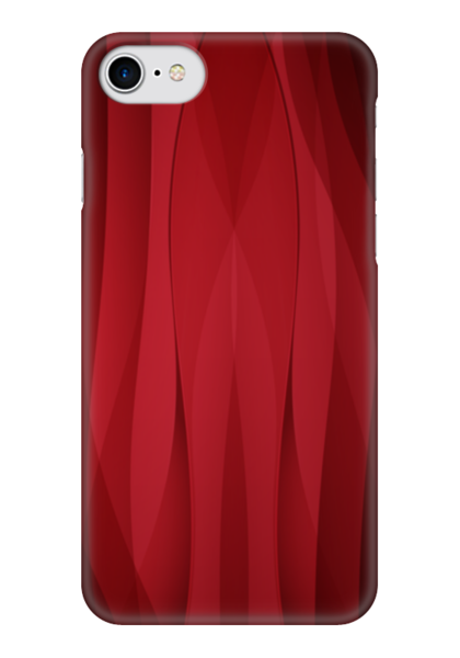 Заказать чехол для iPhone 7/7 Plus в Москве. Чехол для iPhone 7 глянцевый Красная абстракция от BeliySlon - готовые дизайны и нанесение принтов.