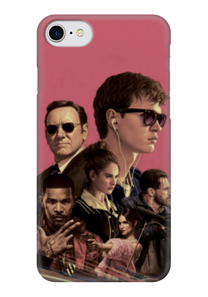 Заказать чехол для iPhone 7/7 Plus в Москве. Чехол для iPhone 7 глянцевый Baby Driver от Media M  - готовые дизайны и нанесение принтов.