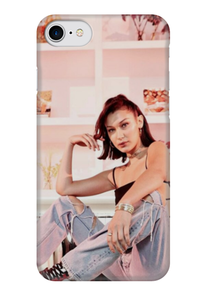 Заказать чехол для iPhone 7/7 Plus в Москве. Чехол для iPhone 7 глянцевый Bella Hadid от flipside - готовые дизайны и нанесение принтов.