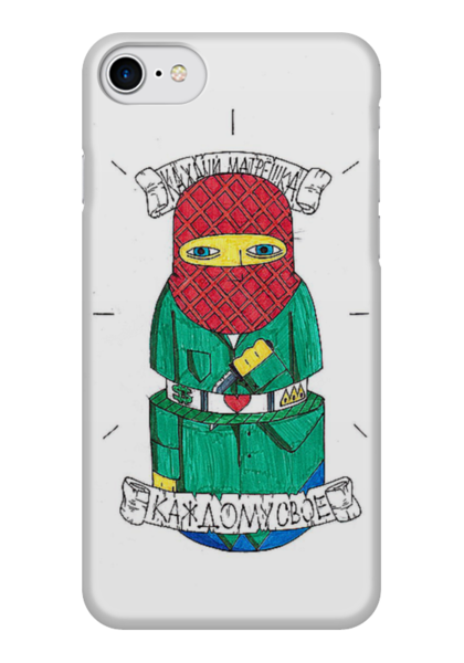 Заказать чехол для iPhone 7/7 Plus в Москве. Чехол для iPhone 7 глянцевый Russian Doll от vysboy@yandex.ru - готовые дизайны и нанесение принтов.