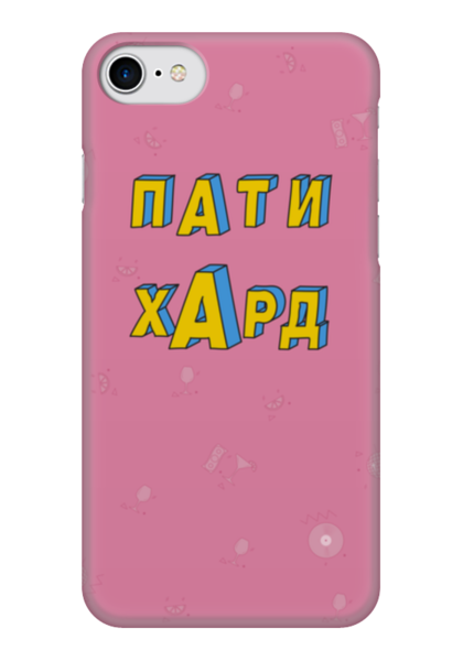 Заказать чехол для iPhone 7/7 Plus в Москве. Чехол для iPhone 7 глянцевый Пати хард #ЭтоЛето Роза  от kamal-creations - готовые дизайны и нанесение принтов.