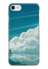 Заказать чехол для iPhone 7/7 Plus в Москве. Чехол для iPhone 7 глянцевый Облака от crash - готовые дизайны и нанесение принтов.