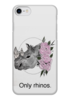 Заказать чехол для iPhone 7/7 Plus в Москве. Чехол для iPhone 7 глянцевый Only rhinos от Настя Кожокарь - готовые дизайны и нанесение принтов.
