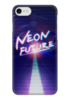 Заказать чехол для iPhone 7/7 Plus в Москве. Чехол для iPhone 7 глянцевый Neon Future от jendr - готовые дизайны и нанесение принтов.
