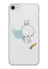 Заказать чехол для iPhone 7/7 Plus в Москве. Чехол для iPhone 7 глянцевый Кролик с морковкой от ne_free_bird@mail.ru - готовые дизайны и нанесение принтов.