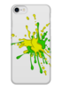 Заказать чехол для iPhone 7/7 Plus в Москве. Чехол для iPhone 7 глянцевый цветные брызги от Елена Сикорская - готовые дизайны и нанесение принтов.