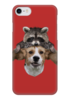 Заказать чехол для iPhone 7/7 Plus в Москве. Чехол для iPhone 7 глянцевый Raccoon and beagle от 4u4elko - готовые дизайны и нанесение принтов.