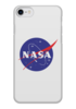 Заказать чехол для iPhone 7/7 Plus в Москве. Чехол для iPhone 7 глянцевый NASA | НАСА от The Spaceway  - готовые дизайны и нанесение принтов.