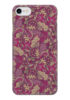 Заказать чехол для iPhone 7/7 Plus в Москве. Чехол для iPhone 7 глянцевый Розовый дудл узор от Antaya - готовые дизайны и нанесение принтов.