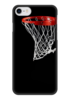 Заказать чехол для iPhone 7/7 Plus в Москве. Чехол для iPhone 7 глянцевый Корзина баскетбольная от spiritfree - готовые дизайны и нанесение принтов.