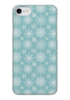 Заказать чехол для iPhone 7/7 Plus в Москве. Чехол для iPhone 7 глянцевый Снежинки от Antaya - готовые дизайны и нанесение принтов.