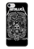 Заказать чехол для iPhone 7/7 Plus в Москве. Чехол для iPhone 7 глянцевый Metallica от Leichenwagen - готовые дизайны и нанесение принтов.