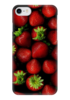 Заказать чехол для iPhone 7/7 Plus в Москве. Чехол для iPhone 7 глянцевый Strawberry от Nalivaev - готовые дизайны и нанесение принтов.