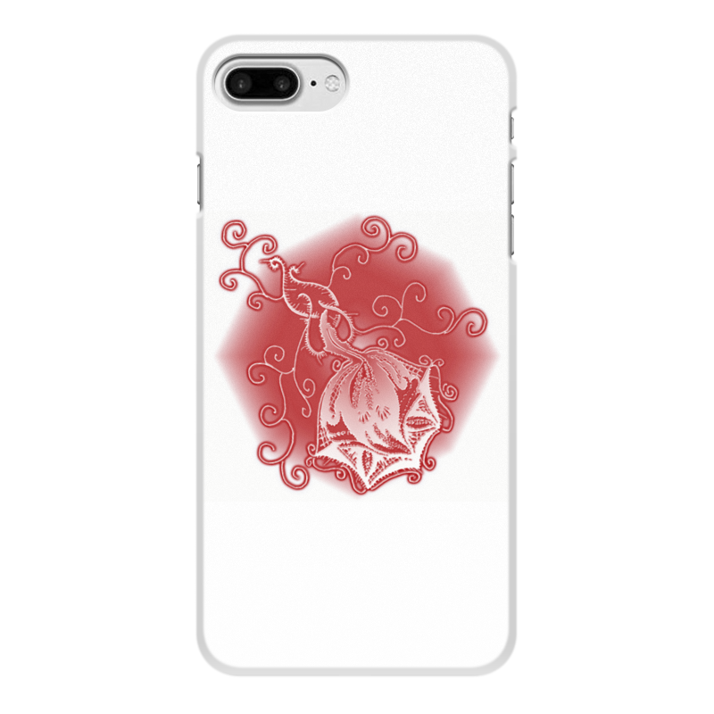 Printio Чехол для iPhone 7 Plus, объёмная печать Ажурная роза printio магниты сердца 7 5×9 7 см ажурная роза