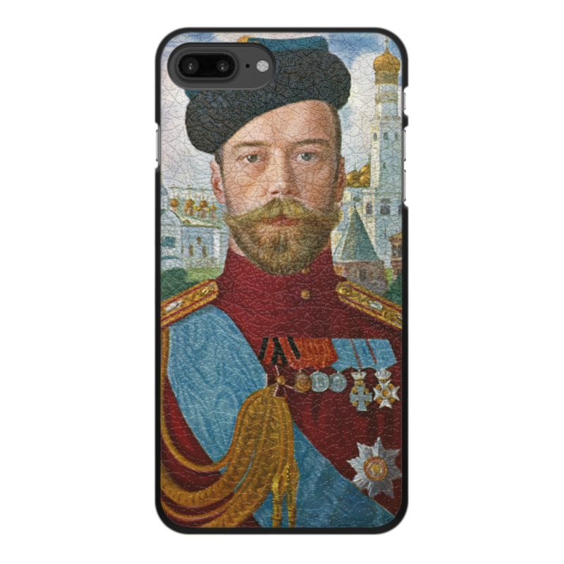 Printio Чехол для iPhone 7 Plus, объёмная печать Царь николай ii (борис кустодиев) printio чехол для iphone 5 5s объёмная печать царь николай ii борис кустодиев