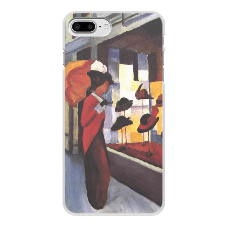 цена Printio Чехол для iPhone 7 Plus, объёмная печать Шляпный магазин (август маке)