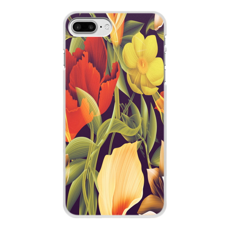 Printio Чехол для iPhone 7 Plus, объёмная печать Сад цветов printio чехол для iphone 7 plus объёмная печать сад цветов
