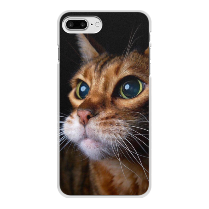Printio Чехол для iPhone 7 Plus, объёмная печать Кошки. магия красоты цена и фото