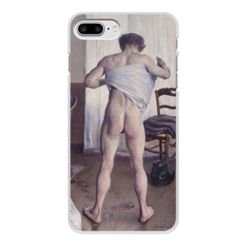 Printio Чехол для iPhone 7 Plus, объёмная печать Мужчина в ванной (картина кайботта) printio чехол для iphone 8 объёмная печать мужчина в ванной картина кайботта