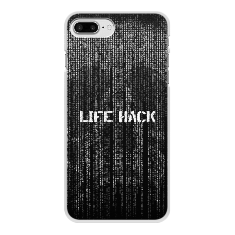 Printio Чехол для iPhone 7 Plus, объёмная печать Череп life hack