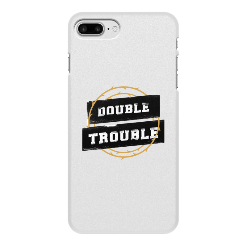 Printio Чехол для iPhone 7 Plus, объёмная печать Double trouble