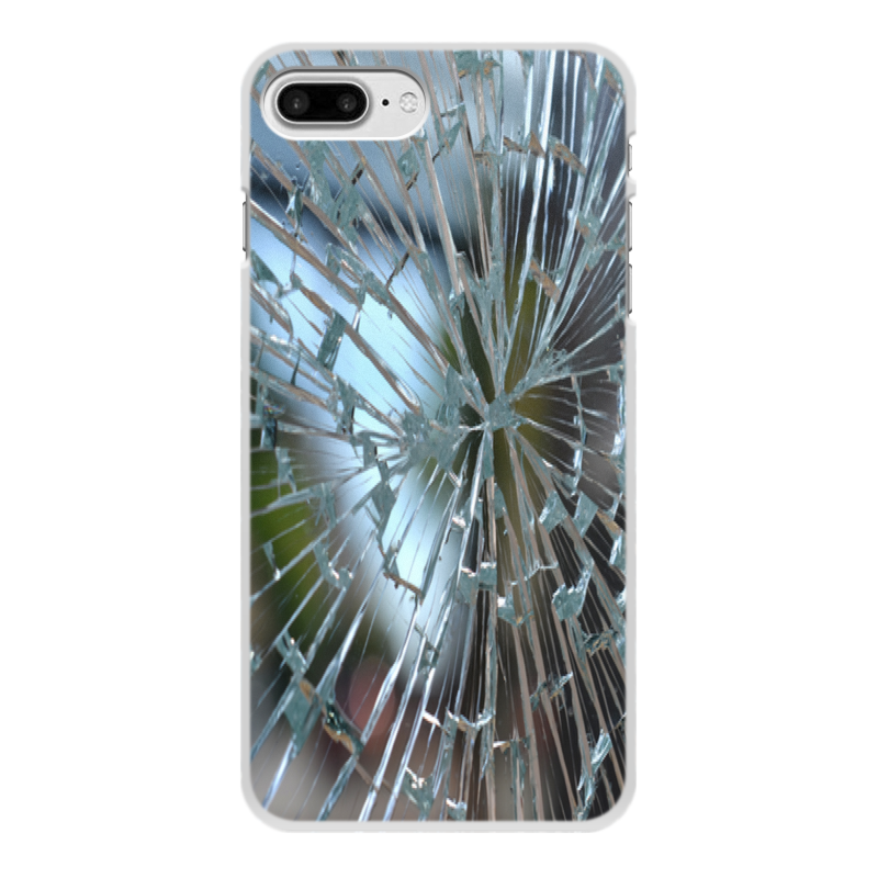 Printio Чехол для iPhone 7 Plus, объёмная печать Стекло чехол mypads разбитое стекло для meizu pro 7 plus задняя панель накладка бампер