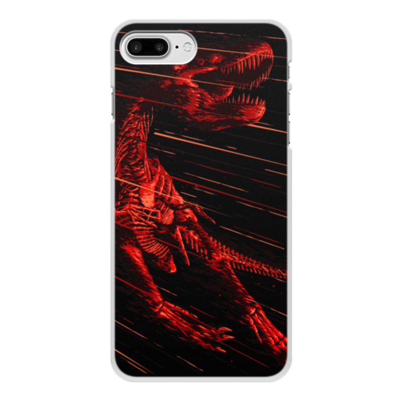 Printio Чехол для iPhone 7 Plus, объёмная печать Вымирание динозавра printio чехол для iphone 5 5s объёмная печать вымирание динозавра