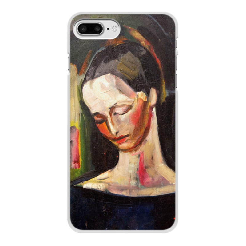 Printio Чехол для iPhone 7 Plus, объёмная печать Женский портрет (картина ильи машкова)