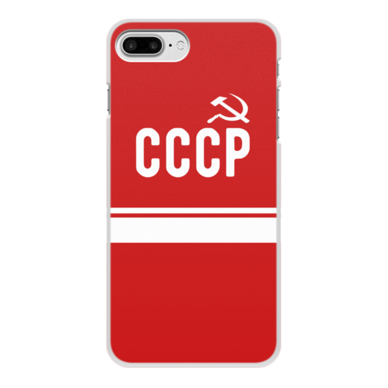 Printio Чехол для iPhone 7 Plus, объёмная печать Советский союз