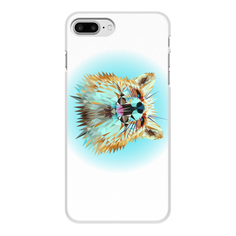 Printio Чехол для iPhone 7 Plus, объёмная печать Low poly fox printio чехол для iphone 7 plus объёмная печать star fox