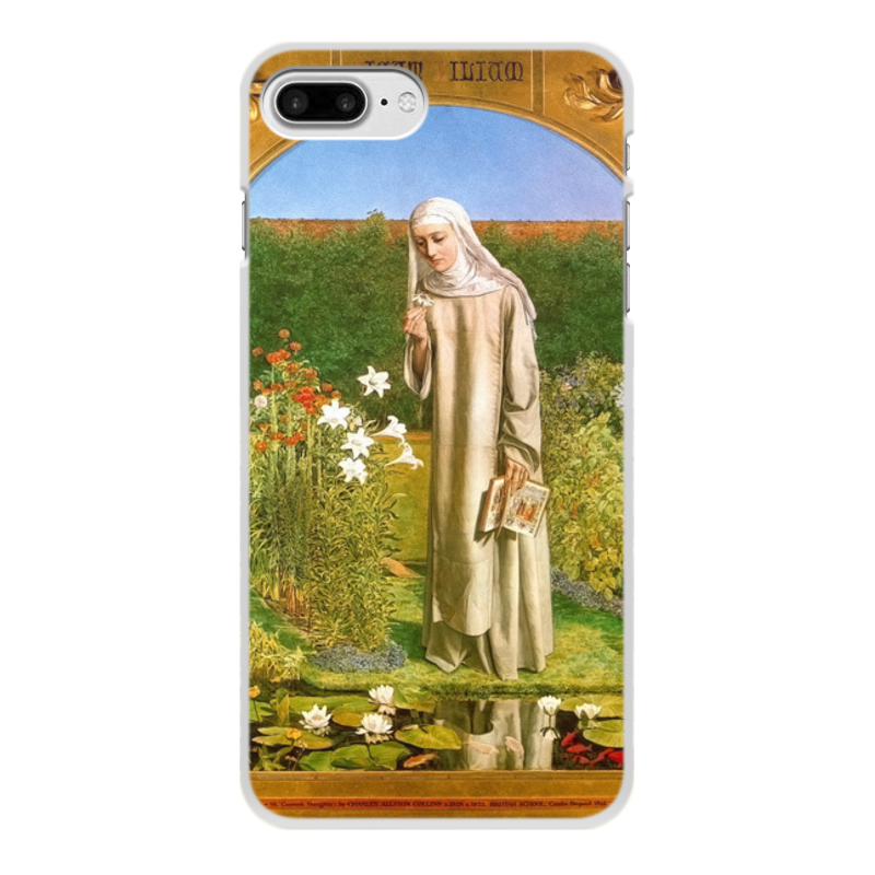 Printio Чехол для iPhone 7 Plus, объёмная печать Мысли монахини (чарльз олстон коллинз)