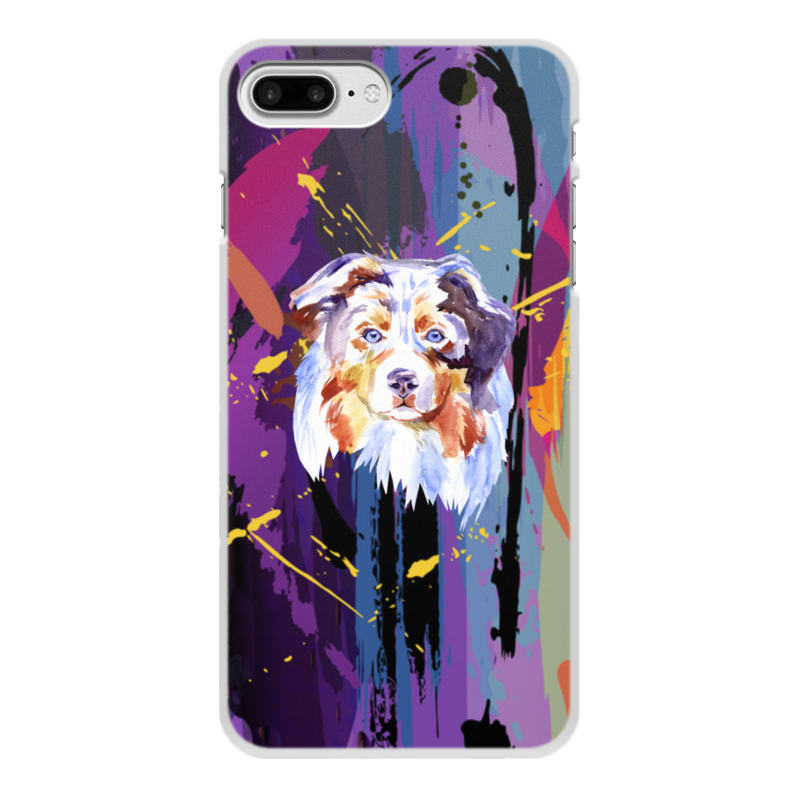 Printio Чехол для iPhone 7 Plus, объёмная печать Собака чехол mypads гавайская собака для meizu pro 7 plus задняя панель накладка бампер